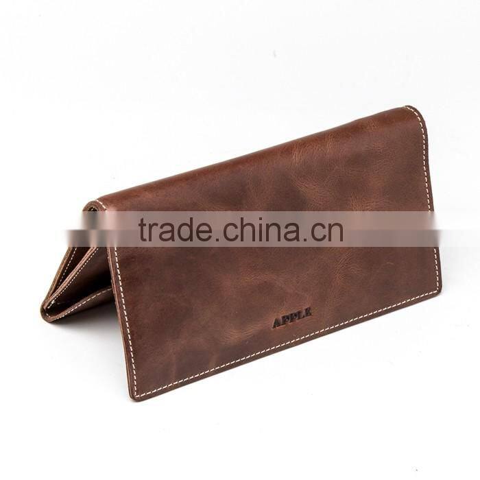 Factory Wholesale Soft Leather Oem Design Nice Quality Leather Purse For Men