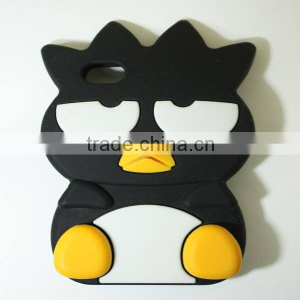 silicone case for iphone 4s/5s,3D mobile phone case approved by FDA