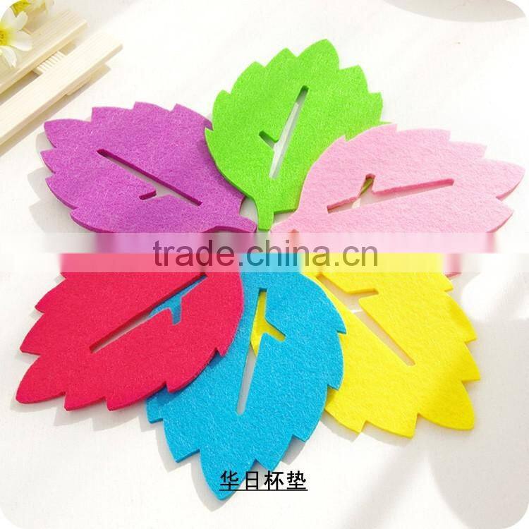 Square felt placemats red felt placemats