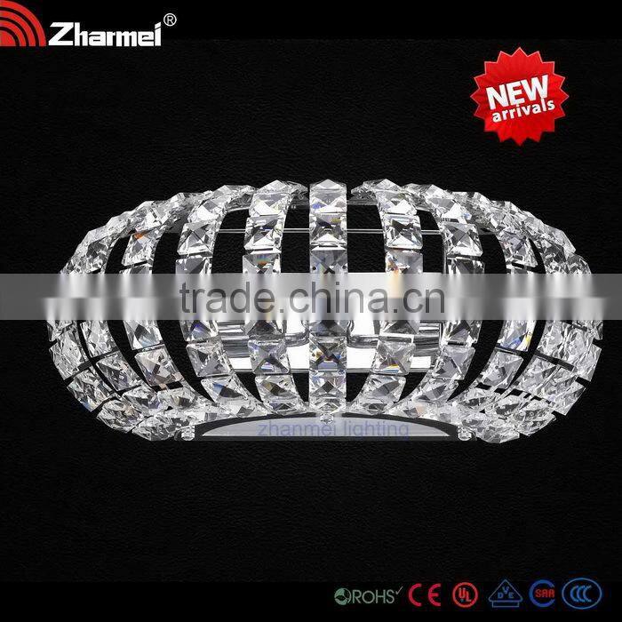 LED Crystal Beaded Sparking Wall Lamp for bedroom