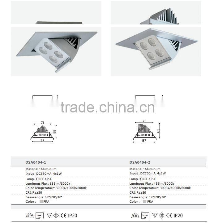 Fashion Mordern adjustable led rotating spotlight