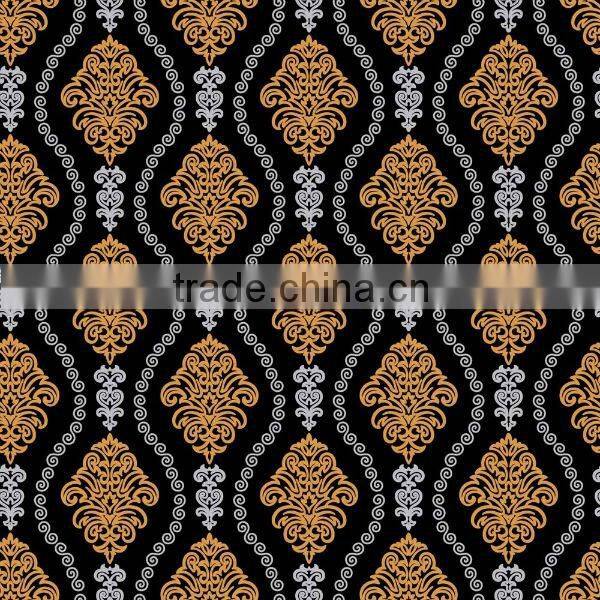 Laminated PVC table cloth with non-woven as backing.