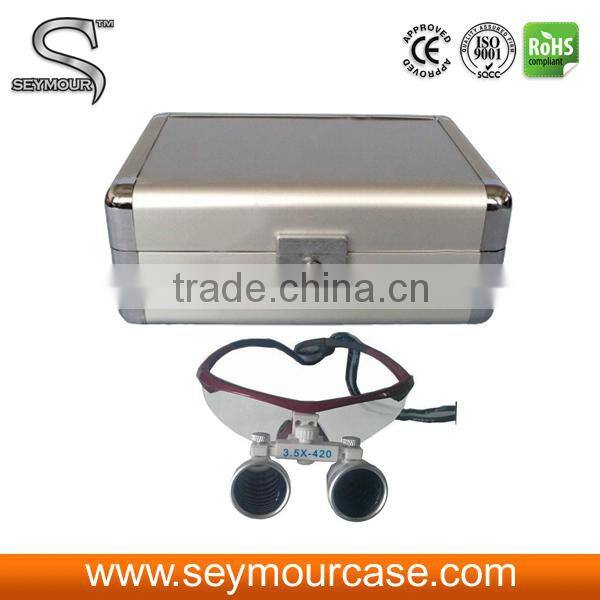 Waterproof Aluminum Metal Case For CH-F Dental Loupes Binocular Medical Magnifier