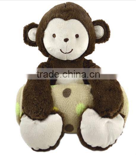 OEM soft baby doll shape blanket love you / baby soft doll toy blankets