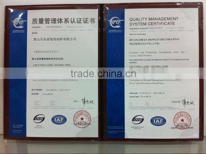 high gloss metallic laser pvc film with protective film