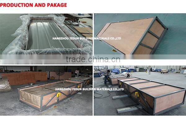 trapezoidal aluminium sheet/corrugated panel wall