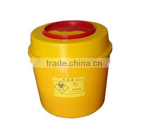 1L 2L 4L 6L plastic round medical disposable sharps bins