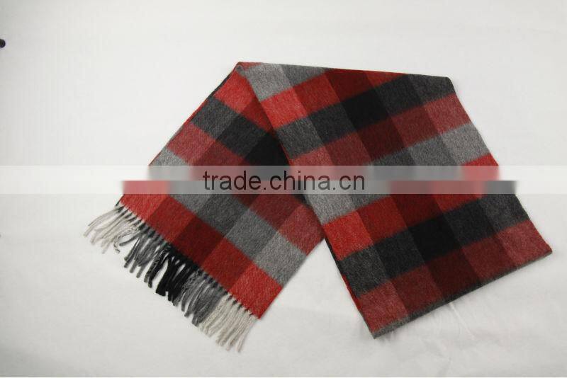 Tassel pure color scarf, scarf oem, popular plain wool scarf