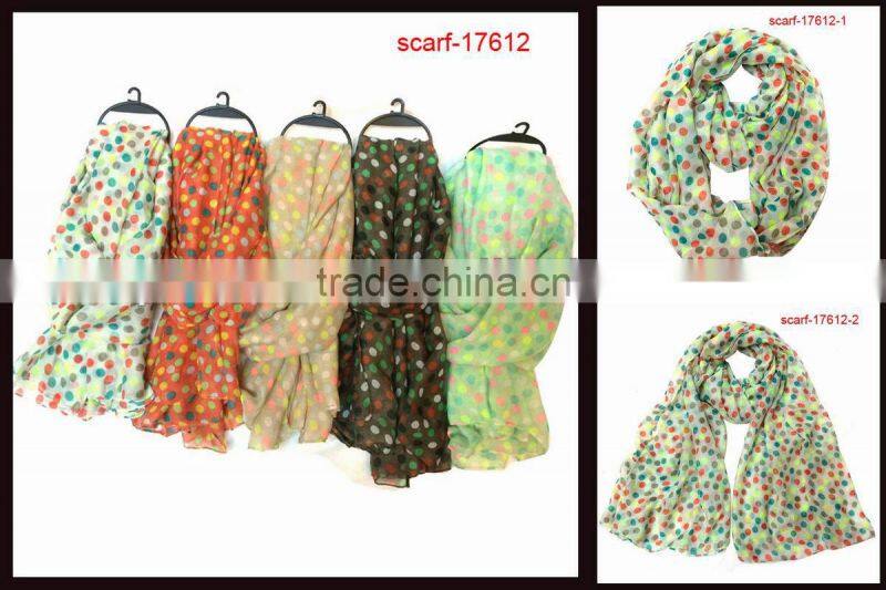 2014 popular colorful animal printed scarf