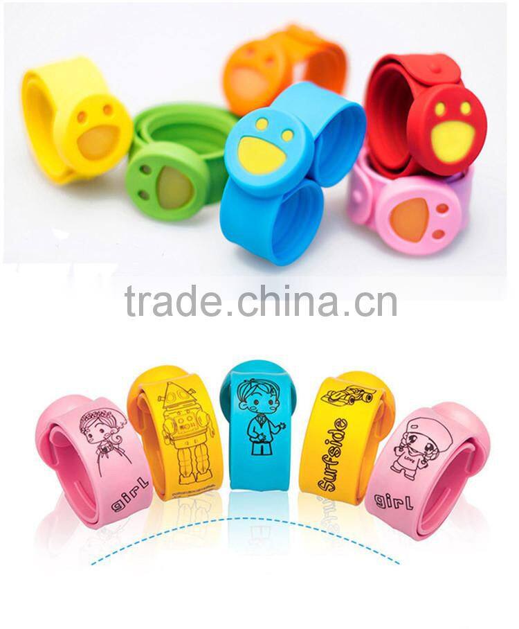 Hot selling silicone anti-mosquito bracelet silicone repellent mosquito wristbands