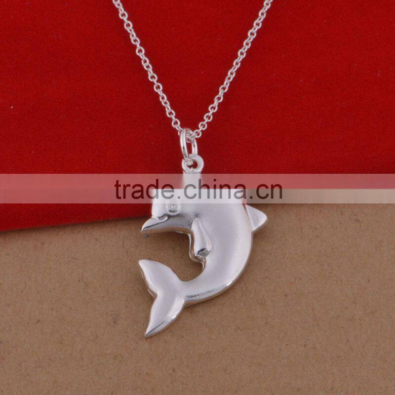 mens silver necklace cheap angel 925 wing pendant