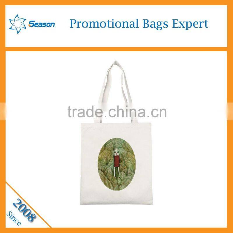 Korean China blank canvas wholesale tote bags /High quanlity 600d polyester canvas tote bag