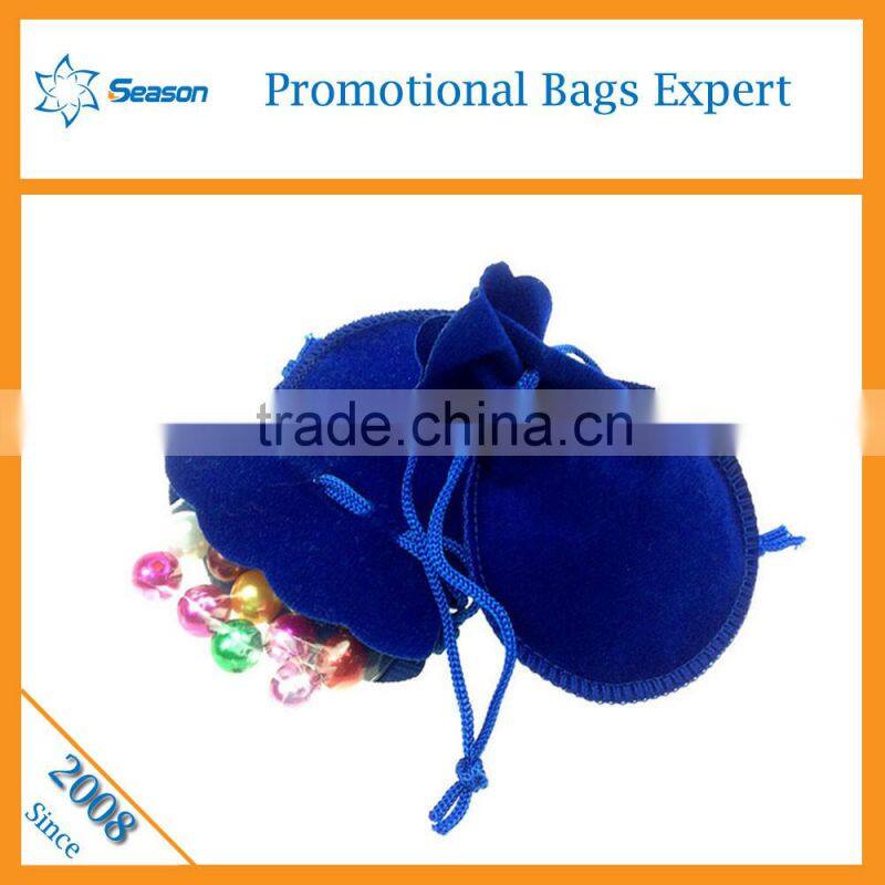 Custom wholesale drawstring velvet packing Jewelry bag and gift holder velvet pouch