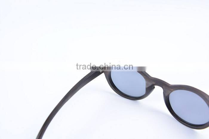 Meiaoqi Black bamboo polarized Pure handmade retro sunglasses for men