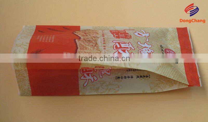Matte film & CPP side gusset plastic bag for biscuits