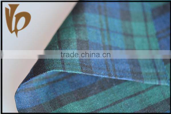 China supplier yarn dyed 100% linen check t shirt material fabric