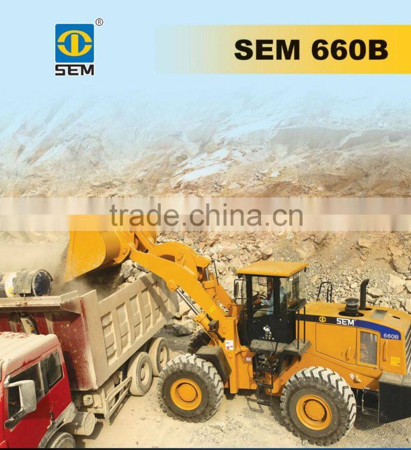 new condition famous brand sem660B 6t big loader