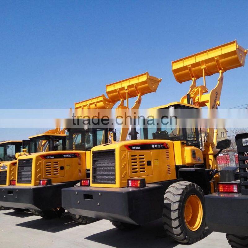 chinese cheap price full hydraualic wood grapple wheel loader