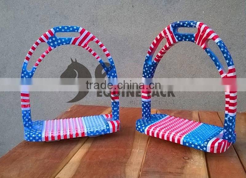 Jin Stirrups, Aluminium Horse Riding Lightweight Non Slip Treas Jin Stirrups, Kinko Stirrup