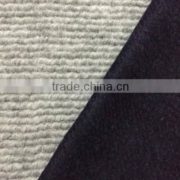 yarn dyed knitted terry wool fabric for winter coat