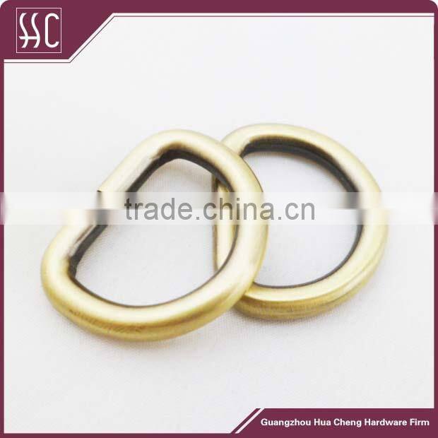 metal bag D ring,handbag ring for bag accessory,D buckle for handbag