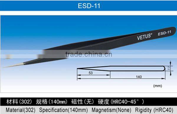 Original Anti-static Tweezer ESD-11 for SMD Rework