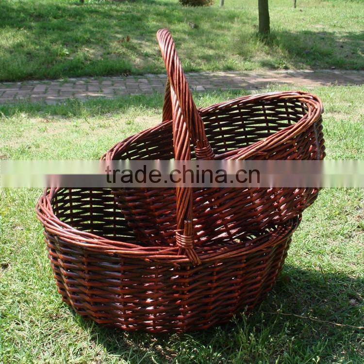 Stylish storage solution with removable lining wicker basket