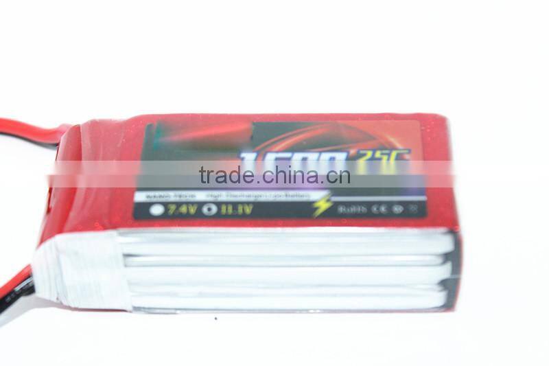 Lipo Battery Classical Series 3S 11.1V 1500mAh 25C Li-Polymer Battery for RC Airplanes