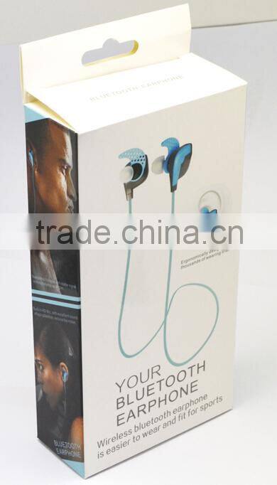 iTreasure Bluetooth Headset HIFI Sport Stereo Earphones with Mic Headphone Multi-point Handsfree for iPhone,Samsung ,LG HTC New