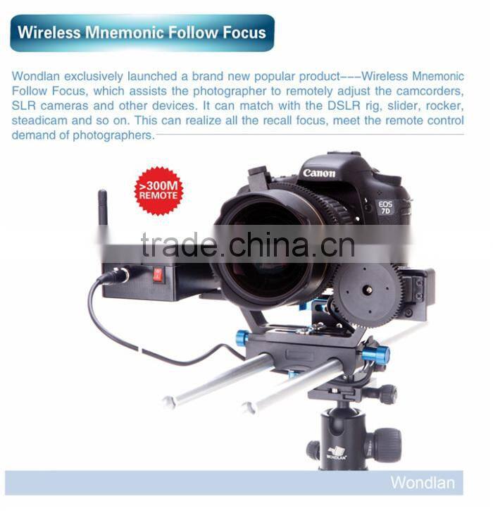 Wondlan Wireless Mnemonic Follow Focus for DSLR Rig Video
