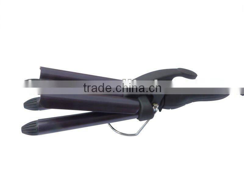 Profession salon triple barrel wave curling iron