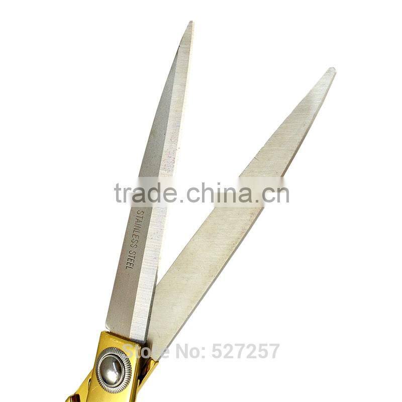 10.5'' Gold Cutter Dressmaking Tailor Shear Scissor Leather Craft Fabric Tool