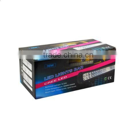 Factory Hot selling 7 Inch 36W off road LED Light Bar