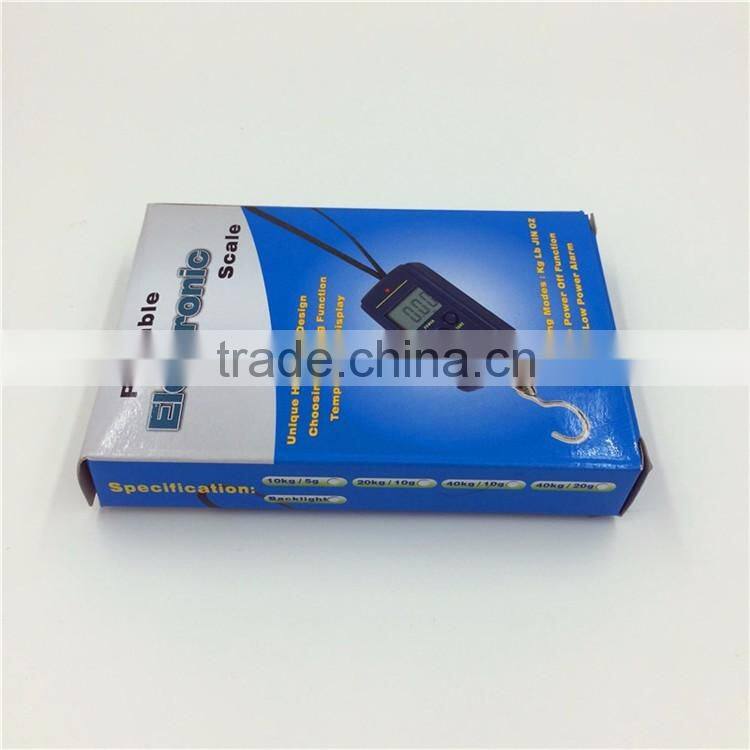 40kg weighing scale for travel & shopping CE ROHS passed with tare function