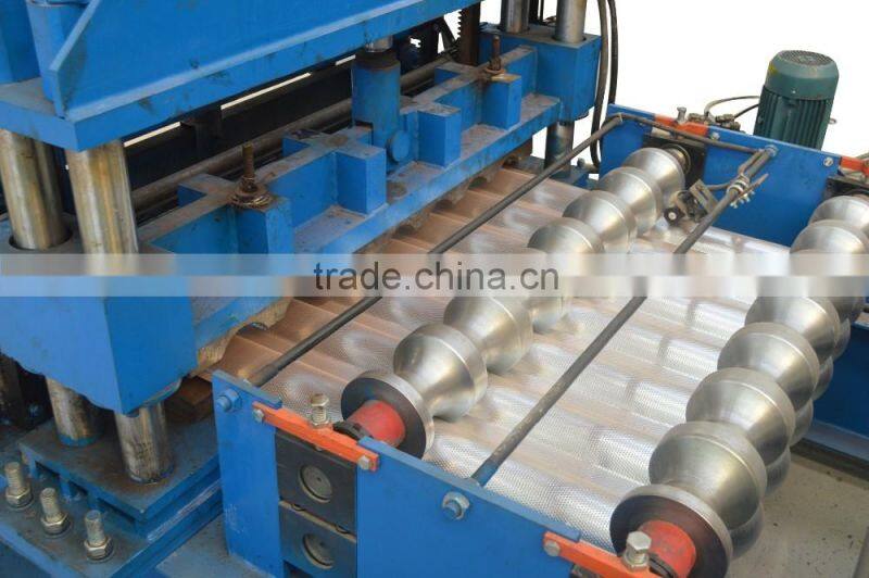 New design high quality making metal colored roof tile forming machine