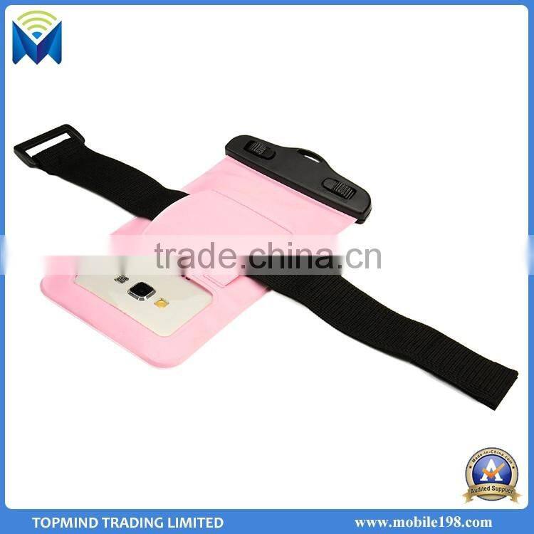Wholesale mobile phone waterproog bag for swimming with lanyard