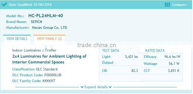 56w led panel light for home and office commercial lighting