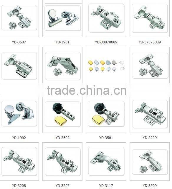 165 degree buffer hinge/fast click hydraulic hinge