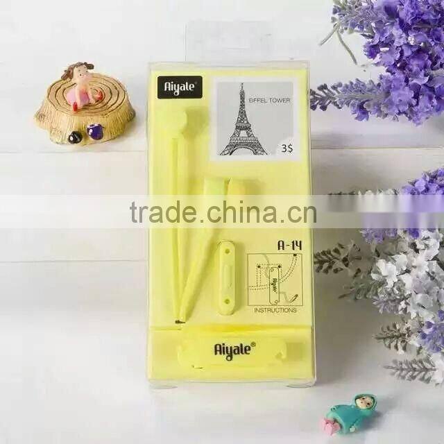 Earphones mobile phone in ear headphones with metal bass earbud for MP3 MP4 Cellphone