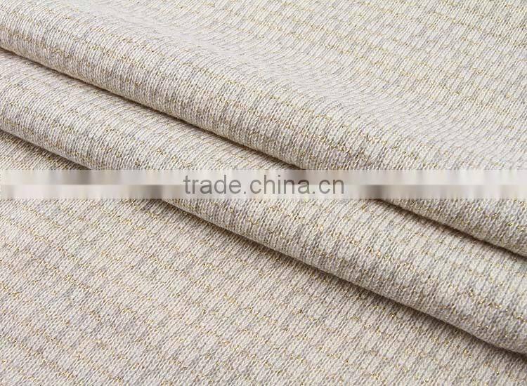 Professional knit fabric manufacturer Garment use Wholesale waffle terry cloth fabric forsweater