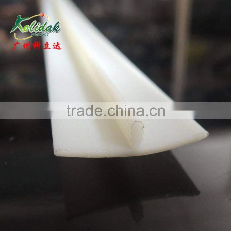 Guangzhou T shape PP profile plastic extrusion Coupling parts TOP