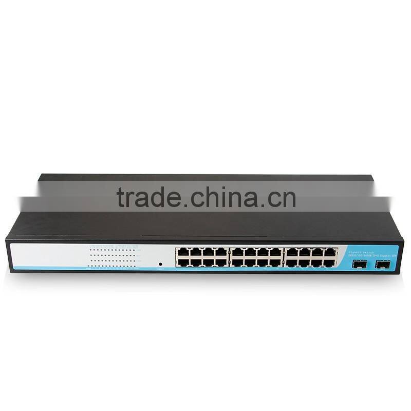 Soho L2 unmanaged 24+2 sfp full gigabit switch