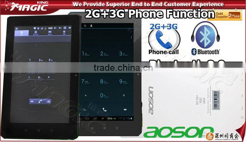 Tablet pc with phone call function