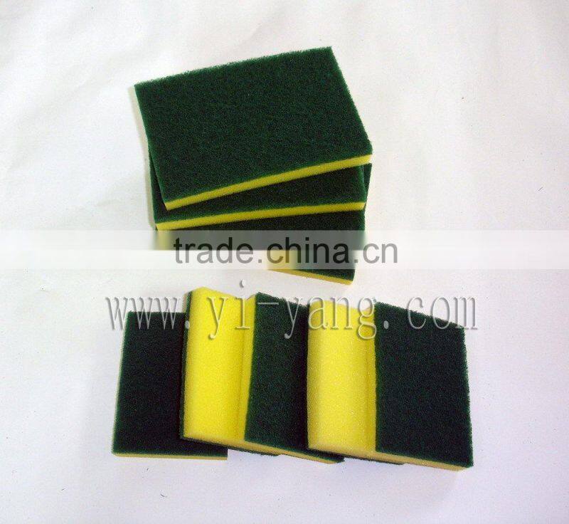 kitchen sponge scourer,cleaning sponge scrubber