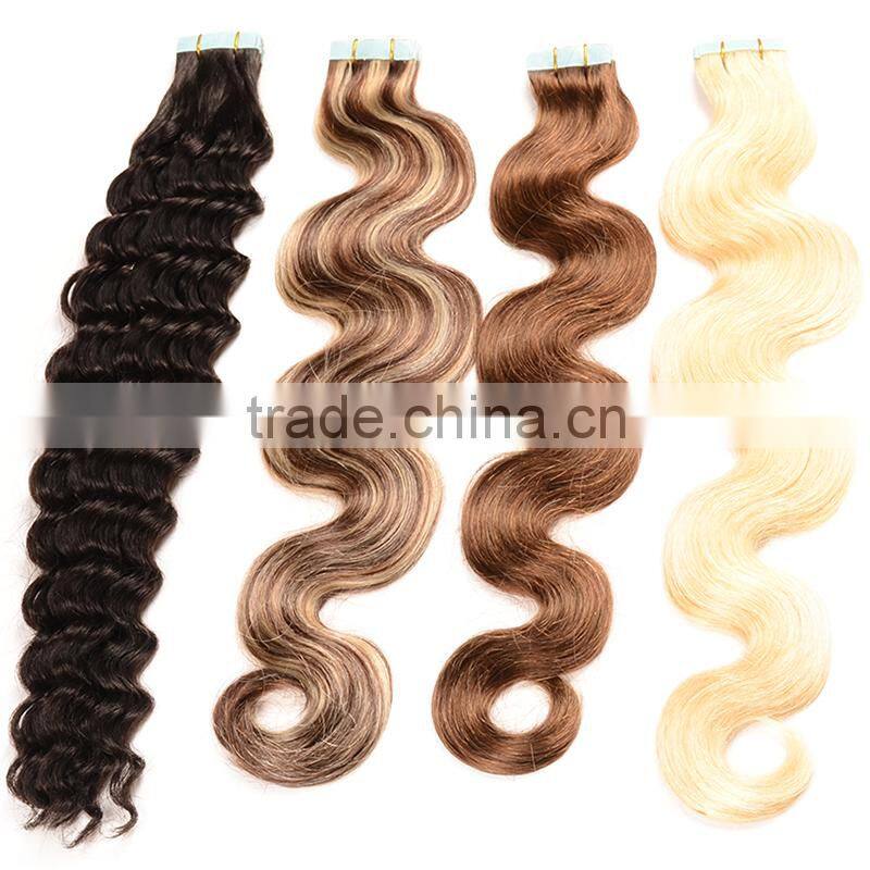 Wholesale 1 sheets 12pcs 4cm*0.8cm CPAM SUPER HAIR TAPE Adhesive Double Side Tape for remy human hair, tools for hair extension