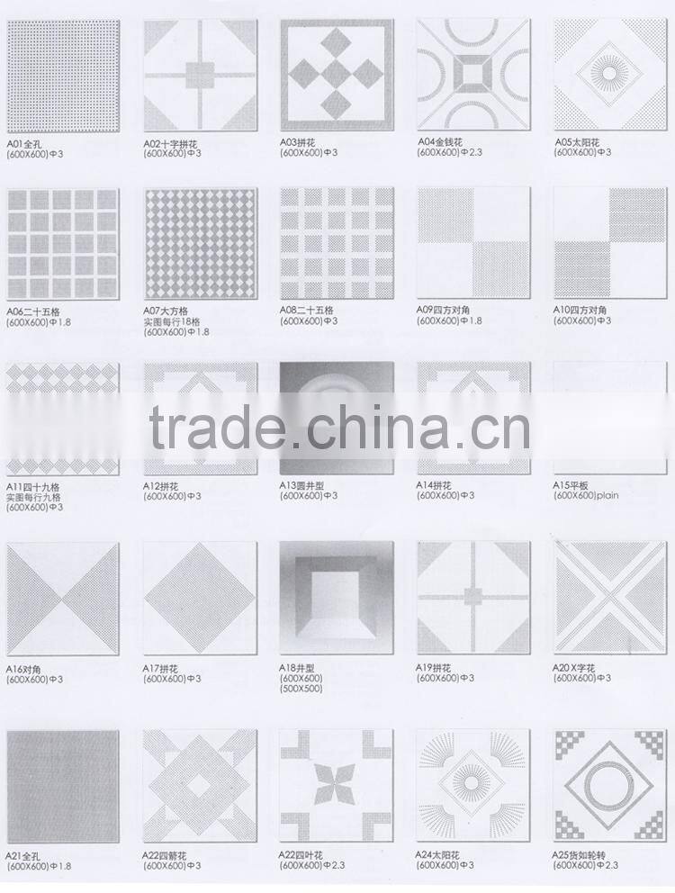 perforated aluminum lay in ceiling,perforated aluminum tile,perforated aluminum ceiling panels