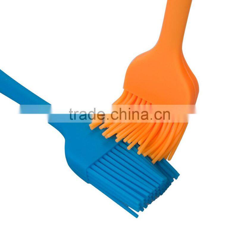 wholesale FDA approved food grade high temperature heat resistant non-stick silicone basting brush and pastry brush