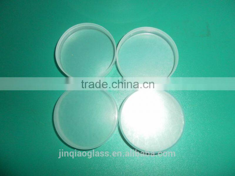 hot stamping 210ml milk glass bottle with lid