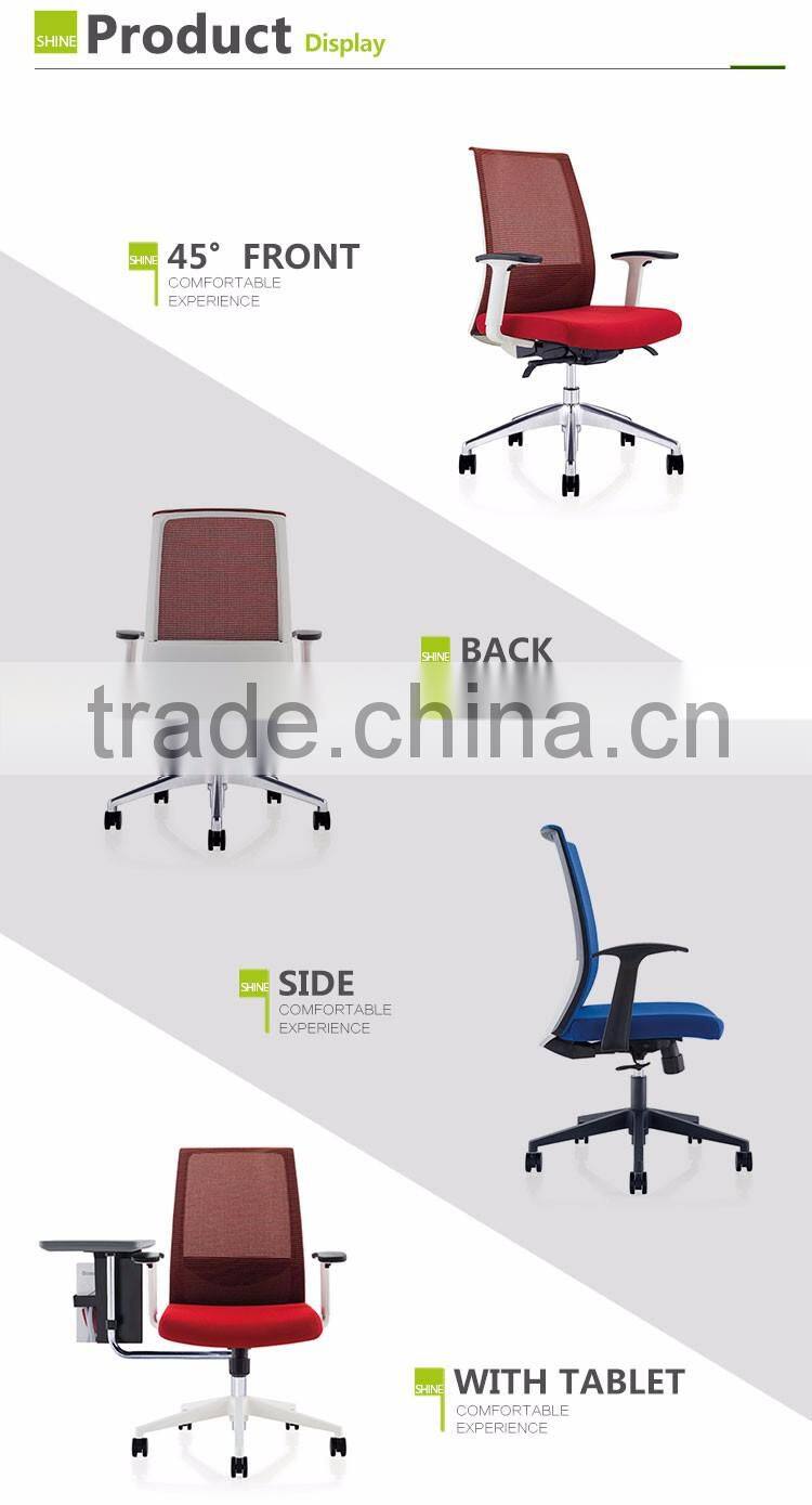 2015 National high quality plastic good mechanism mesh task chair