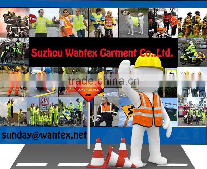 New fashion safety vest reflective security vest black traffic reflective vest